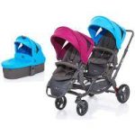ABC-Design Zoom Tandem Pram System With 1 Carrycot-Water/Grape