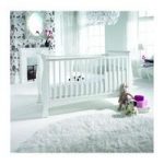 IzziWotNot Bailey Sleigh Cotbed With Under Bed Drawer-White