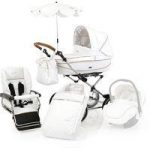 BabyStyle Prestige Classic Chassis Pram System-Classic White