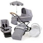 BabyStyle Prestige Classic Chassis Pram System-Moon Dust