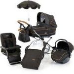 BabyStyle Prestige Classic Chassis Travel System-Galaxy Black