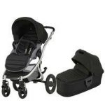 Britax Affinity 2 Silver Chassis Pram System-Cosmos Black (New) !Free Carrycot Worth 120!