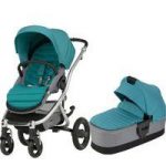 Britax Affinity 2 Silver Chassis Pram System-Lagoon Green (New) !Free Carrycot Worth 120!