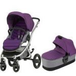 Britax Affinity 2 Silver Chassis Pram System-Mineral Lilac (New) !Free Carrycot Worth 120!
