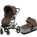 Britax Affinity 2 Silver Chassis Pram System-Wood Brown (New) !Free Carrycot Worth 120!