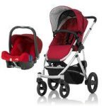 Britax Smile 2in1 Travel System-Red (New) !Free Car Seat Worth 140!