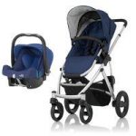Britax Smile 2in1 Travel System-Navy (New) !Free Car Seat Worth 140!