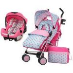 Obaby Zeal 2in1 Travel System-Cottage Rose (NEW)