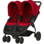 Britax Agile Double Stroller-Flame Red (New)