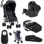 Baby Jogger Vue 3in1 Travel System-Black + Free Accessories Worth 100!