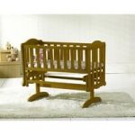 Saplings Deluxe Glider Crib-Country/Antique
