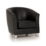 Kiddie Tubbies Designer Tub Chair-Black (New)