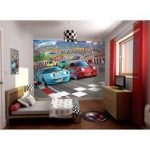 Walltastic 3D CLASSIC Kids Wallpaper-Car Racers