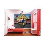 Walltastic 3D LICENSED Kids Wallpaper-Fireman Sam