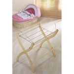 Izziwotnot Wicker Moses Basket Stand-Natural