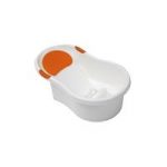 Tippitoes Mini Bath-White With Orange Trim