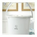Tippitoes Nappy Pail & Lid-White