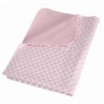 Baroo Luxury Bubble Fleece Pram Blanket-Pink