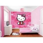 Walltastic 3D LICENSED Kids Wallpaper-Hello Kitty