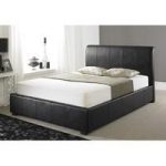 Master Beds Leather Ottoman 3’0 (Single Bed)-Black