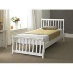 Master Beds Milan Wooden Bed-White